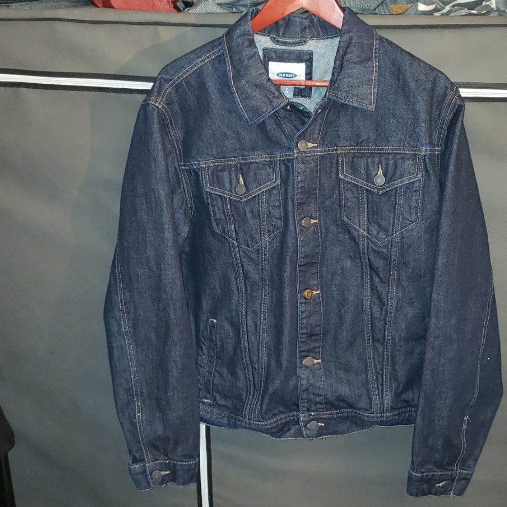 Dark Blue Demin Jacket Size XL
